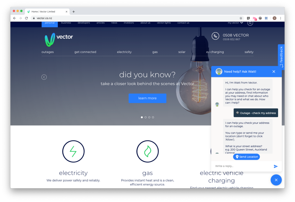screenshot of Ambit AI